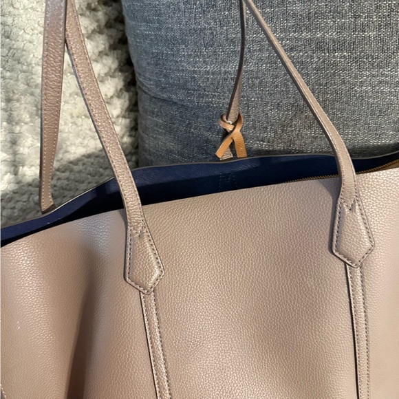 Tory Burch Taupe Leather Tote